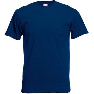 Fruit of the Loom Camiseta, Azul Marino, XL