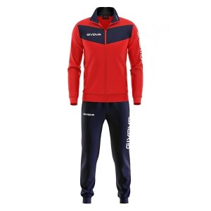 Givova Visa Chandal, Hombre, Multicolor (Rosso/BLU), S