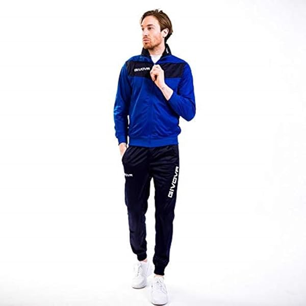 Givova, chandal visa, azul/azul , S