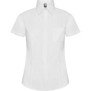 ROLY Camisa Laboral Sofia 5061 Mujer Manga Corta Blanco 01 S