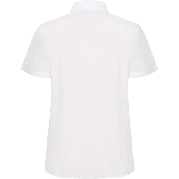 ROLY Camisa Laboral Sofia 5061 Mujer Manga Corta Blanco 01 S