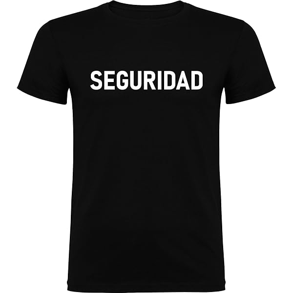 Traineando Camisetas para Organización de Eventos – Seguridad, Mantenimiento, Staff, Socorrista – Unisex Profesional (FR/ES, Letras, L, Regular, Regular, 5, Seguridad)