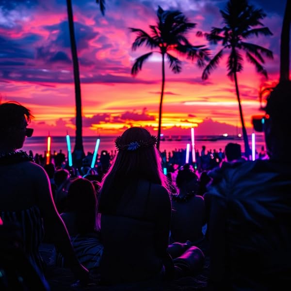 Traineando Pack Fiesta gafas neón, palos LED de espuma luminosos y collar – palos luminosos para fiestas, hora loca boda, cumpleaños, despedidas, cotillón divertido, bengalas cumpleaños. (200)